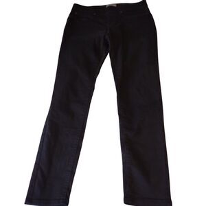 Falls Creek Shaping Waistband Tapered Leg Black Jeans Size 10 Women's